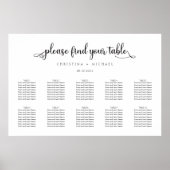 10 Tabellen plannen een elegante, eenvoudige gasse Poster (Voorkant)