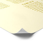 10 Tafel Trouw Stoelenkaart Ivoor Calligrafie Poster (Hoek)