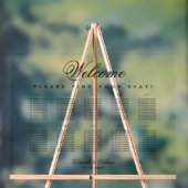 10 Tafels Eenvoudige Minimalistische Bruiloft Zitt Acryl Bord (Neutraal)