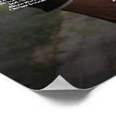 10 tafels elegante foto bruiloft zitgrafiek poster (Hoek)