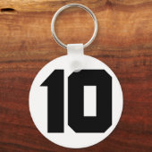 10 tientallen sleutelhanger (Voorkant)