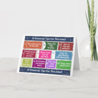 10 tips voor pickleball kaart