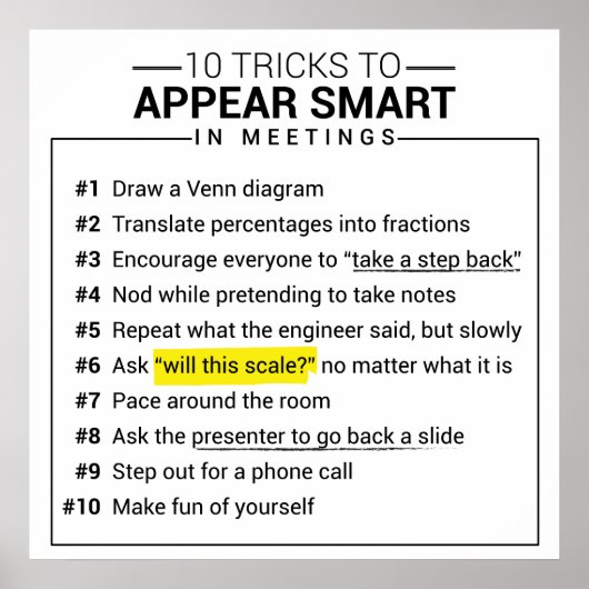 10 Tricks om Slim tijdens het Poster van Vergaderi (Voorkant)