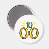 10 trouwdag t magneet (Voorkant / Achterkant)