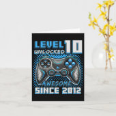 10 Unlocked Geweldige 2012 Videospel 10e Verjaarda Kaart (Gele Bloem)