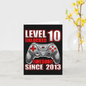 10 Unlocked Geweldige 2013 Videospel 10e Verjaarda Kaart (Gele Bloem)