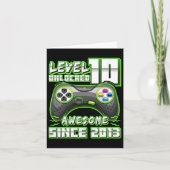10 Unlocked Geweldige 2013 Videospel 10e Verjaarda Kaart (Voorkant)