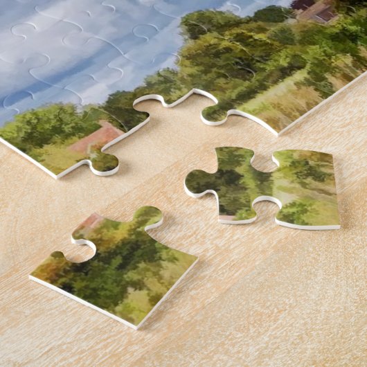 10 van 14 jigzaag - E.E. bliksem Legpuzzel (Zijkant)