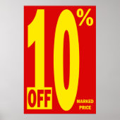 10 % VAN DE MARKTPRIJS POSTER (Voorkant)
