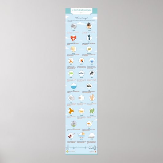 10 Verwarende homoniemen: Deel II Poster (Voorkant)