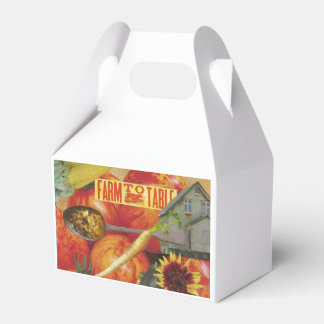 10 Vierboxen met thema verse producten Bedankdoosjes