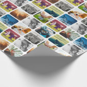 10 vierkant Sjabloon Rond Wit Lijst van het Net va Cadeaupapier (Hoek)