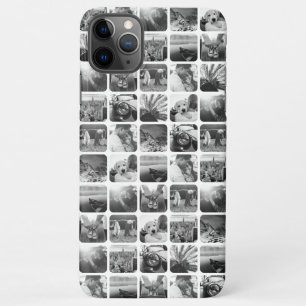 10 vierkant Sjabloon Rond Wit Lijst van het Net va iPhone 11Pro Max Hoesje