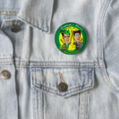 10. Vrijheid = rijkdom Ronde Button 5,7 Cm (In situ)
