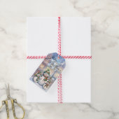 10 Vrolijk kerstcadeau Label Cadeaulabel (Met Touw)