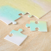 10 wedding anniversary yellow pastel name retro bo legpuzzel (Zijkant)