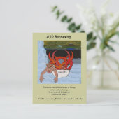 #10 wordt - door afhankelijke opkomst briefkaart (Staand voorkant)