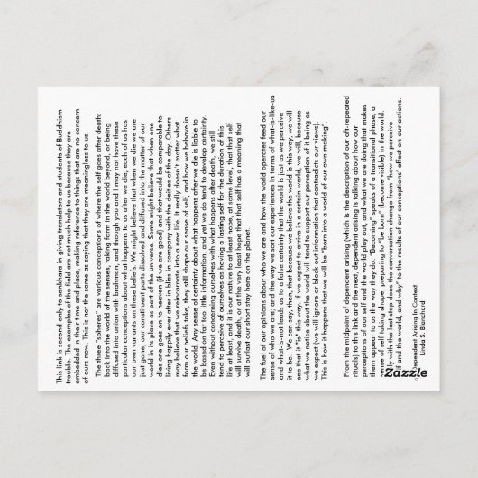 #10 wordt - door afhankelijke opkomst briefkaart (Achterkant)