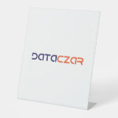 10"X12" plastic voetafdruk Reclamebord Met Voetstuk (Voorkant)