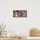 10 "x20" 4 Sleuf Familie Collage Montage Elegantie Poster (Keuken)