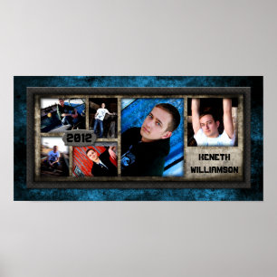 10 x20-inch 6-sleuf SENIOR Collage Montage Wrot IJ Poster