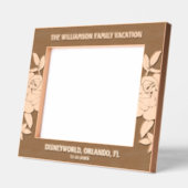 10 "x8" Familie Vakantie Evenement Datum Naam Plaa Gegraveerde Lijstjes (Links)