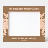 10 "x8" Familie Vakantie Evenement Datum Naam Plaa Gegraveerde Lijstjes (Voorkant)