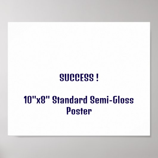 10"x8" Standaard Halfglans Poster (Voorkant)