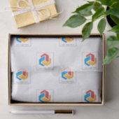 10 x 15-inch getransformeerd Logo - verticaal Tissuepapier (Geschenk)