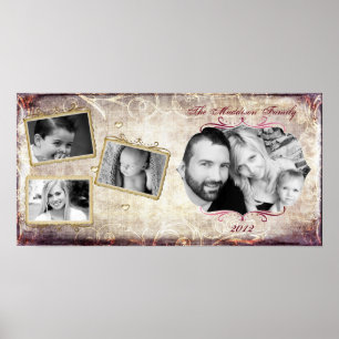 10 x 20 inch Collage Montage Fleur De Lis voor de  Poster