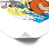 10 x 8 afdrukken - Geviste Cartoon - Master Fisher Foto Afdruk (Hoek)