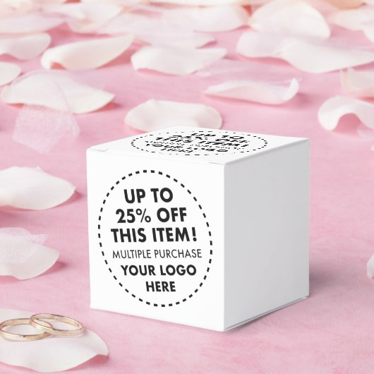 10 x Aangepaste Favorietendozen 25% KORTING Bulk A Bedankdoosjes (Huwelijk)
