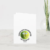 10 x Aangepaste tennis BLUE EYES Happy Face Wenska Kaart (Achterkant)