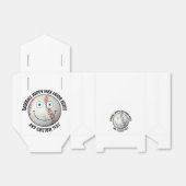 10 x Custom Baseball BLUE EYES Happy Face Bedankdoosjes (Uitgevouwen)