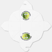 10 x Custom Tennis Party BLUE EYES Happy Face Bedankdoosjes (Ongevouwen)