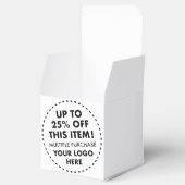 10 x Douaneverpakkingsdozen 25% KORTING bulk aanko Bedankdoosjes (Geopend)