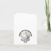 10 x Op maat gemaakte honkbal BLUE EYES Mooie gezi Kaart (Achterkant)