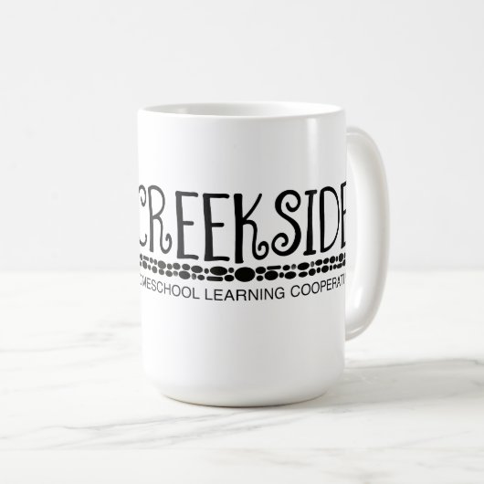 10 year logo  koffiemok (Voorkant rechts)