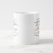 10 Year Wedding Anniversary Mug Grote Koffiekop (Voorkant)