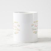 10 Years Married Elegant Anniversary Mug Gift Grote Koffiekop (Voorkant)