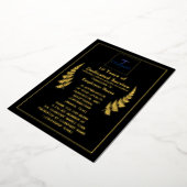 10 Years of Dedicated Service Award Custom Foil  Folie Feestdagenkaart (Gedraaid)