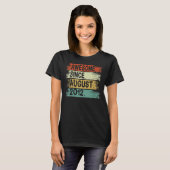 10 Years Old Awesome Since August 2012 10th Birth T-shirt (Voorkant volledig)