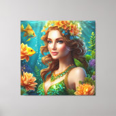 #10 Zeemeerminnenleven Canvas Afdruk (Voorkant)