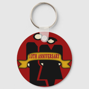 10de bruiloft Jubileum Gifts Sleutelhanger