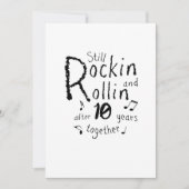 10de Jubileum - 10 jaar Jubileum paren Kaart (Voorkant)