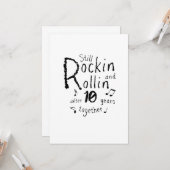 10de Jubileum - 10 jaar Jubileum paren Kaart (Voorkant / Achterkant in situ)