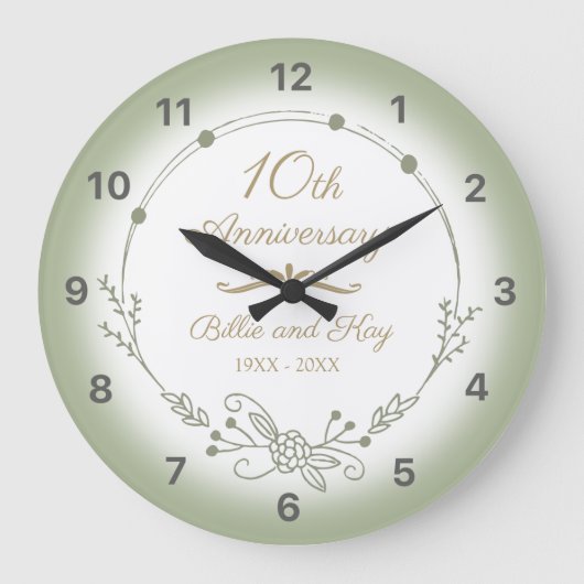 10de Jubileum van het huwelijk Grote Klok (Voorkant)