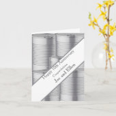 10de Jubileum van het Weddenschap, Tin Jubileum Kaart (Gele Bloem)