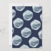 10de Twilight Blue Bubble Verjaardagsfeestje Kaart (Achterkant)