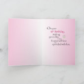 10de Verjaardag Cupcakes, Roze Kaart (Binnen)